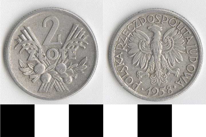 Thumbnail of Coin: Poland, 2 Zlotys (1998.03.0059)