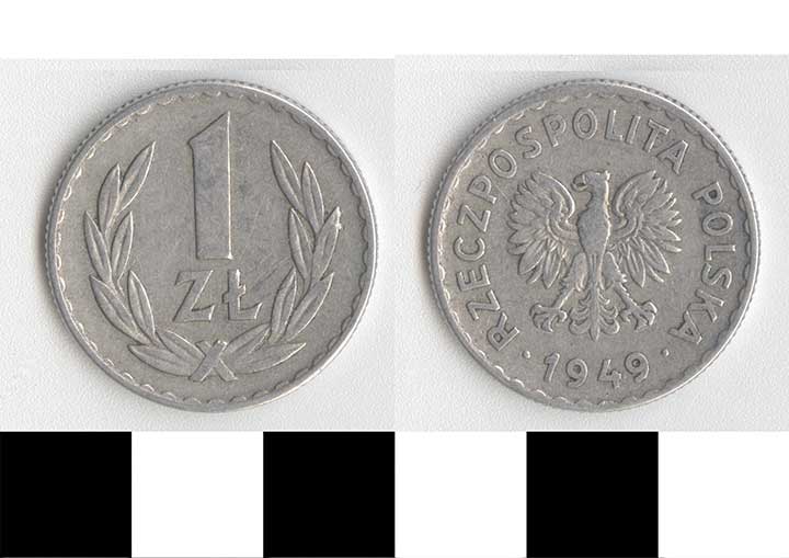 Thumbnail of Coin: Poland, 1 Zloty (1998.03.0060)