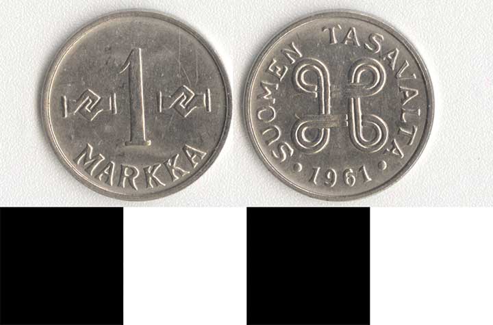 Thumbnail of Coin: Finland, 1 Markka (1998.03.0069)
