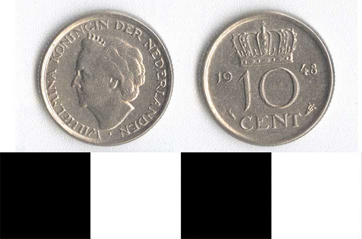 Thumbnail of Coin: Netherlands, 10 Cents (1998.03.0074)