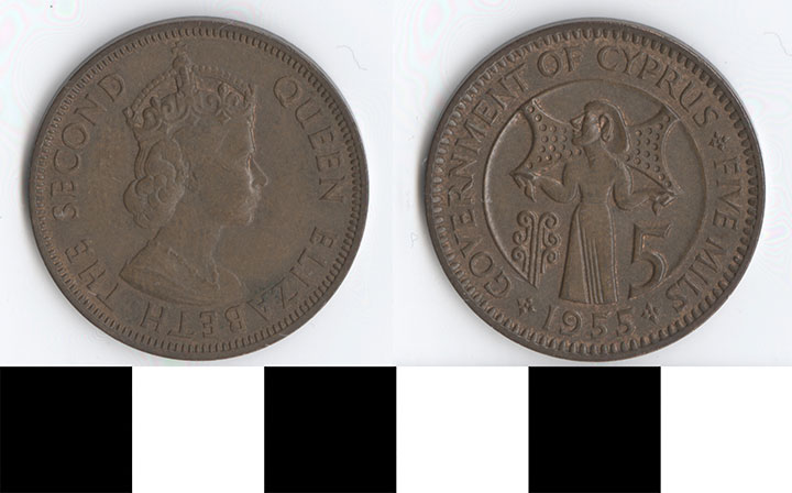 Thumbnail of Coin: Cyprus, 5 Mils (1998.03.0105)