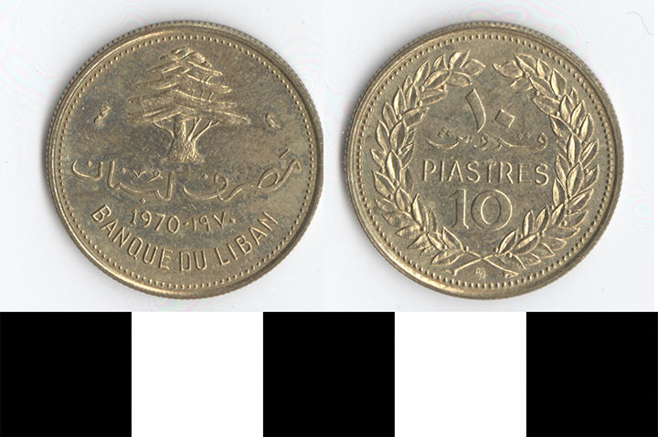Thumbnail of Coin: Lebanon, 10 Piastres (1998.03.0109)