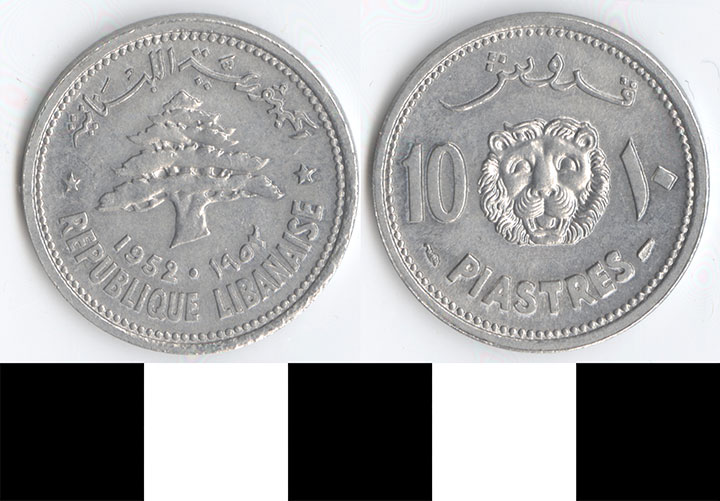 Thumbnail of Coin: Lebanon, 10 Piastres (1998.03.0110)