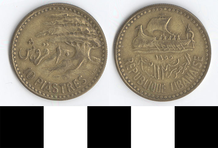 Thumbnail of Coin: Lebanon, 10 Piastres (1998.03.0111)
