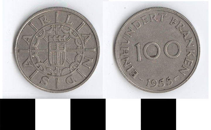 Thumbnail of Coin: Germany, 100 Franken (1998.03.0118)