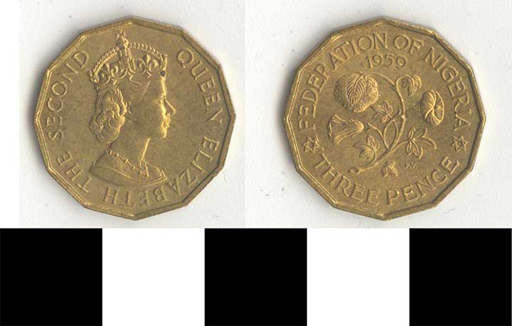Thumbnail of Coin: Nigeria, 3 Pence (1998.03.0126)