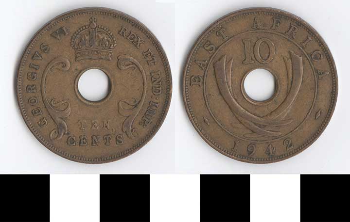 Thumbnail of Coin: British East Africa, 10 Cents (1998.03.0132)