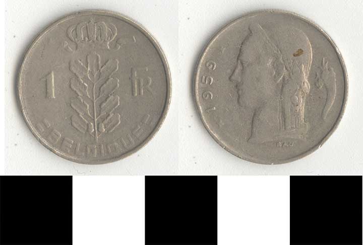 Thumbnail of Coin: Kingdom of Belguim, 1 Franc (1998.03.0141)