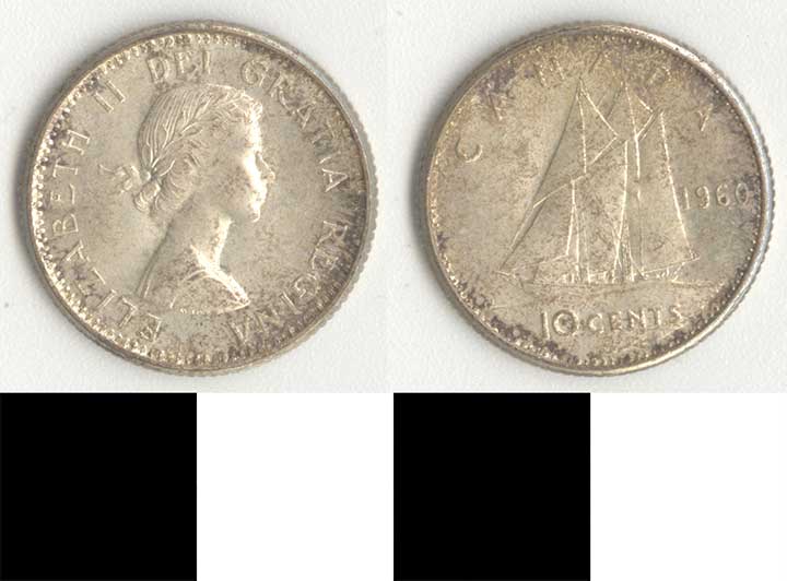 Thumbnail of Coin: Canada, 10 Cents (1998.03.0147)