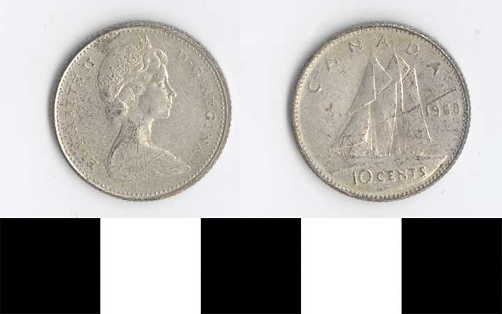 Thumbnail of Coin: Canada, 10 Cents (1998.03.0161)
