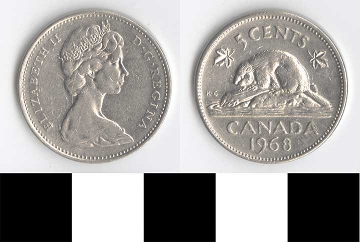 Thumbnail of Coin: Canada, 5 Cents (1998.03.0166)