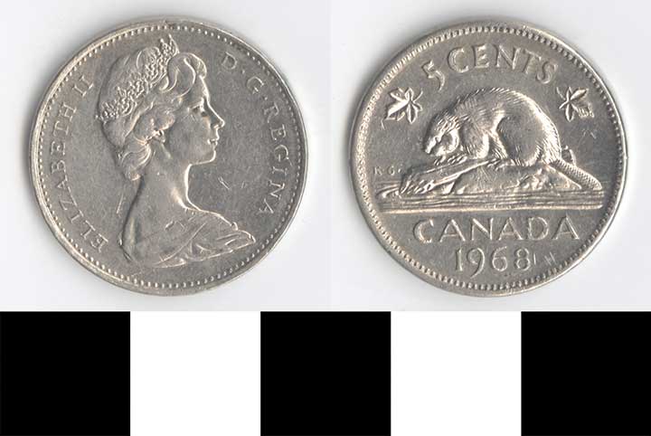 Thumbnail of Coin: Canada, 5 Cents (1998.03.0183)