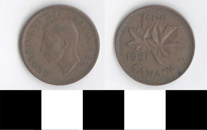 Thumbnail of Coin: Canada, 1 Cent (1998.03.0187)