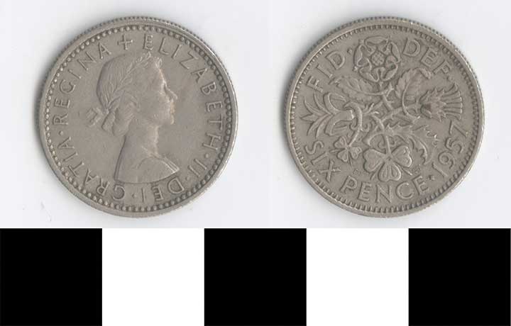 Thumbnail of Coin: British Overseas Territories, 6 Pence (1998.03.0208)