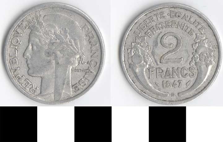 Thumbnail of Coin: France, 2 Francs (1998.03.0217)