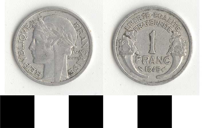 Thumbnail of Coin: France, 1 Franc (1998.03.0225)