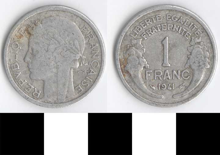 Thumbnail of Coin: France, 1 Franc (1998.03.0235)