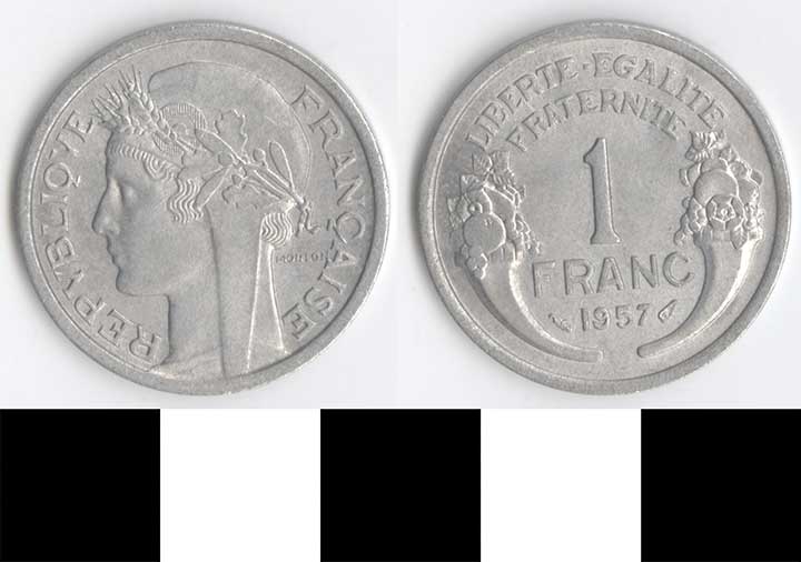 Thumbnail of Coin: France, 1 Franc (1998.03.0239)