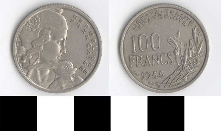 Thumbnail of Coin: France, 100 Francs (1998.03.0240)