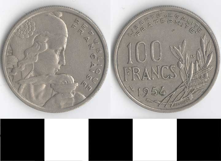 Thumbnail of Coin: France, 100 Francs (1998.03.0241)