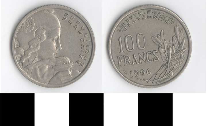 Thumbnail of Coin: France, 100 Francs (1998.03.0243)
