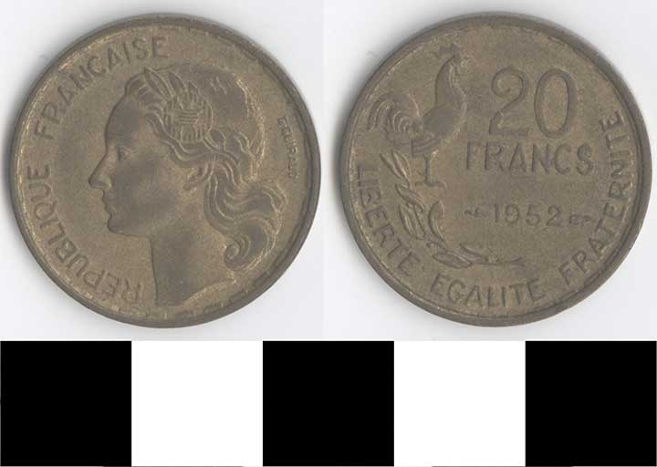 Thumbnail of Coin: France, 20 Francs (1998.03.0245)