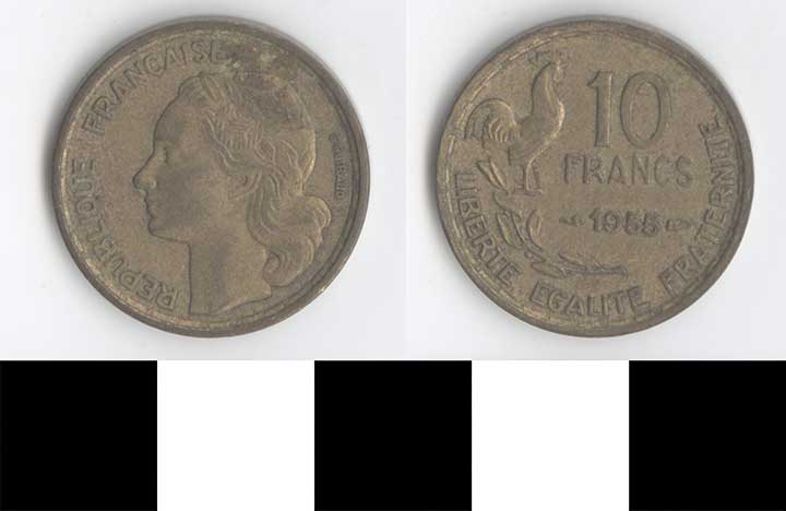 Thumbnail of Coin: France, 10 Francs (1998.03.0250)