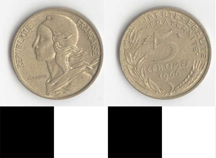 Thumbnail of Coin: France, 5 Centimes (1998.03.0259)