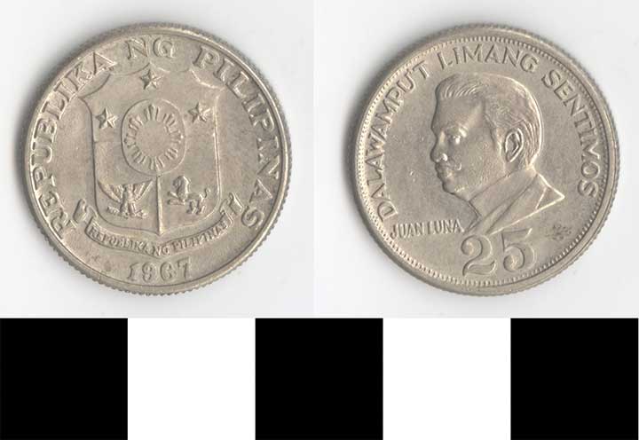 Thumbnail of Coin: Republic of the Philippines, 25 Sentimos  (1998.03.0265)