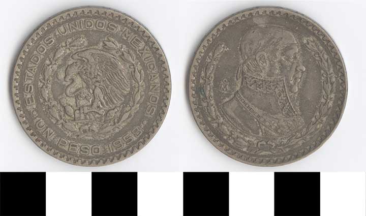Thumbnail of Coin: Mexico, 1 Peso (1998.03.0275)