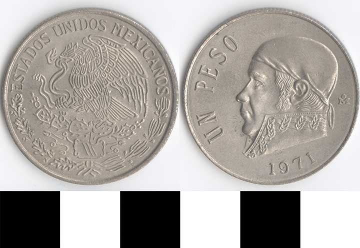 Thumbnail of Coin: Mexico, 1 Peso (1998.03.0276)