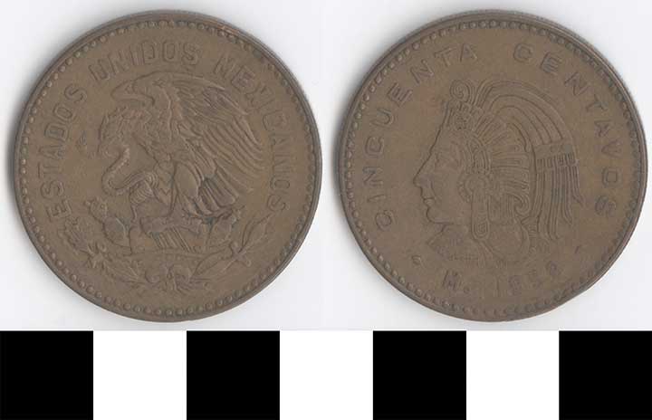 Thumbnail of Coin: Mexico, 50 Centavos (1998.03.0277)