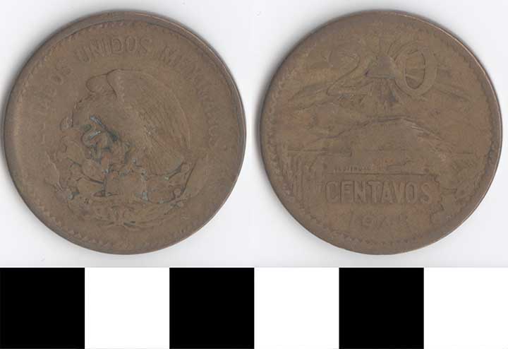 Thumbnail of Coin: Mexico, 20 Centavos (1998.03.0279)