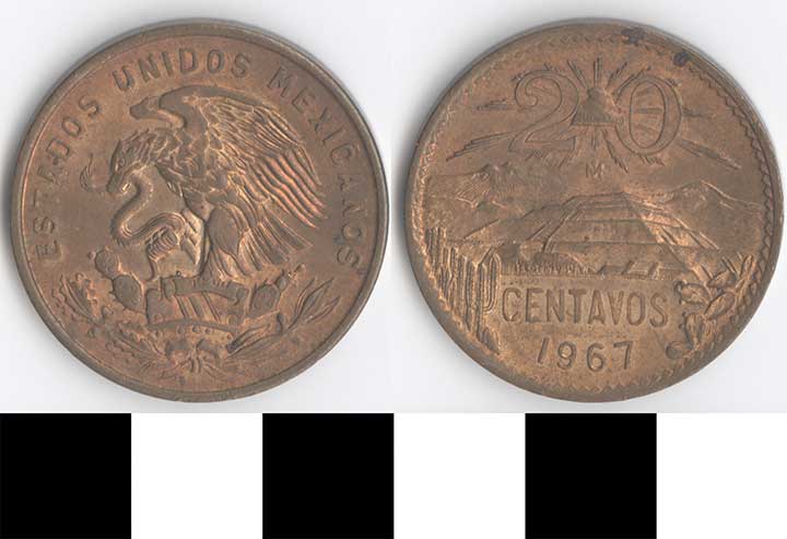 Thumbnail of Coin: Mexico, 20 Centavos (1998.03.0280)