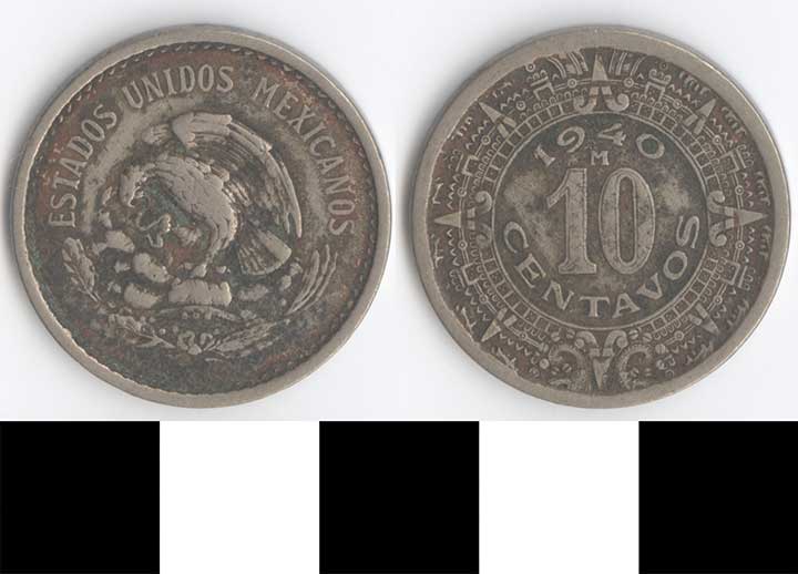 Thumbnail of Coin: Mexico, 10 Centavos (1998.03.0282)