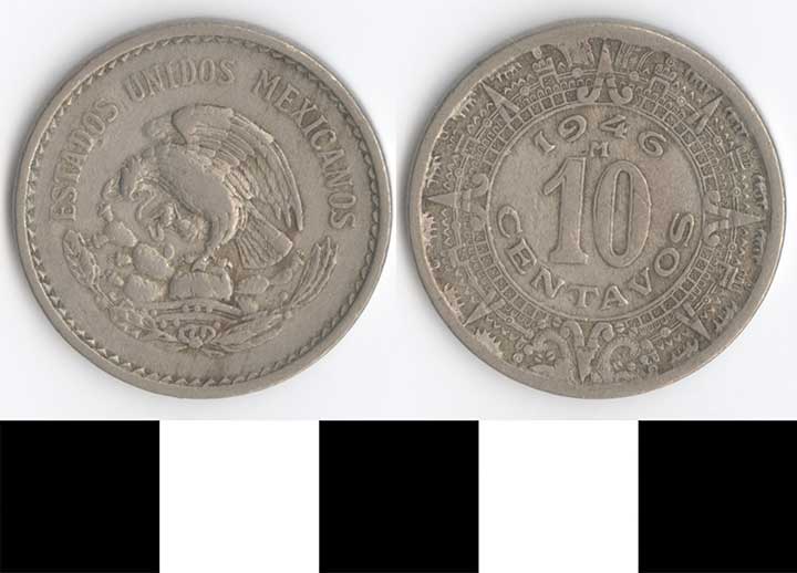 Thumbnail of Coin: Mexico, 10 Centavos (1998.03.0283)
