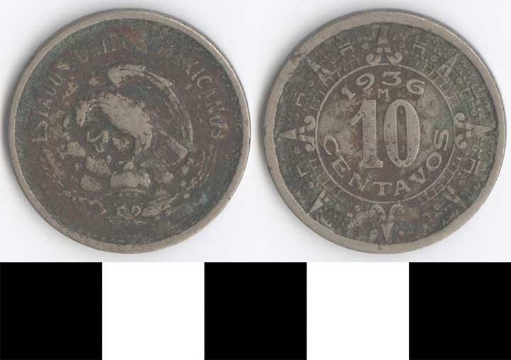 Thumbnail of Coin: Mexico, 10 Centavos (1998.03.0284)