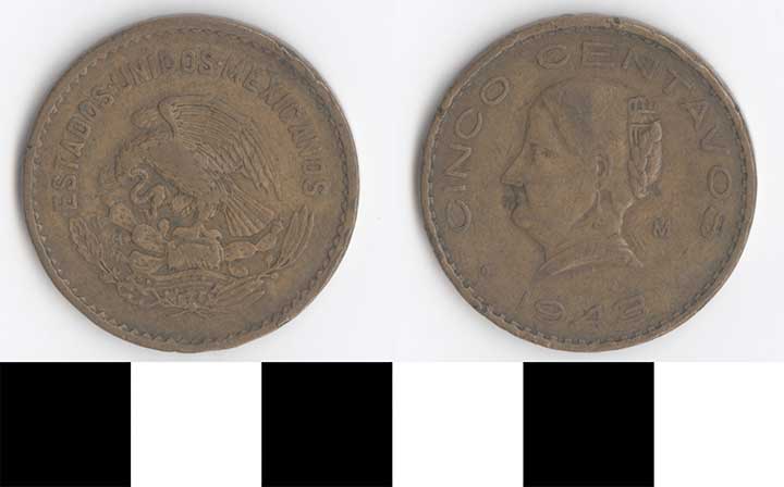 Thumbnail of Coin: Mexico, 5 Centavos (1998.03.0286)
