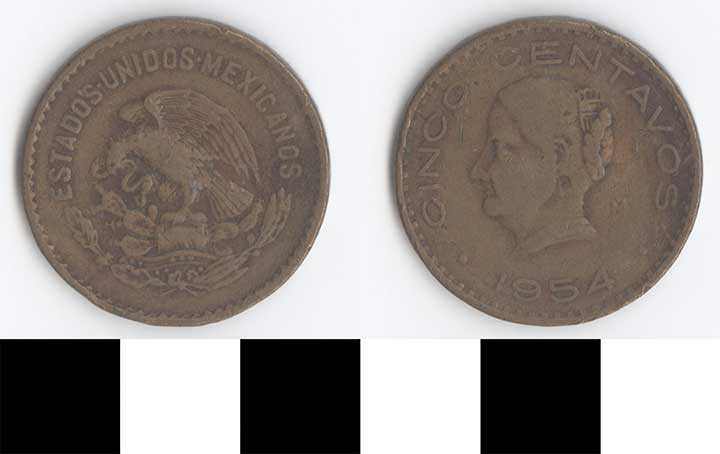 Thumbnail of Coin: Mexico, 5 Centavos (1998.03.0289)