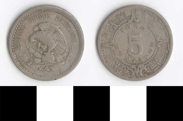 Thumbnail of Coin: Mexico, 5 Centavos (1998.03.0294)