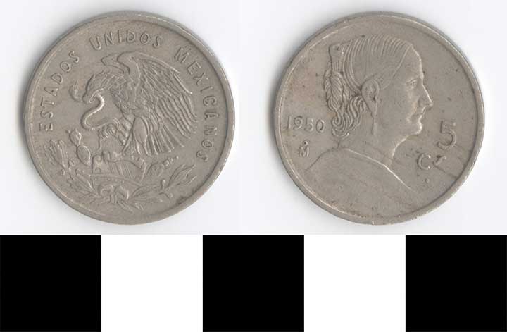 Thumbnail of Coin: Mexico, 5 Centavos (1998.03.0295)