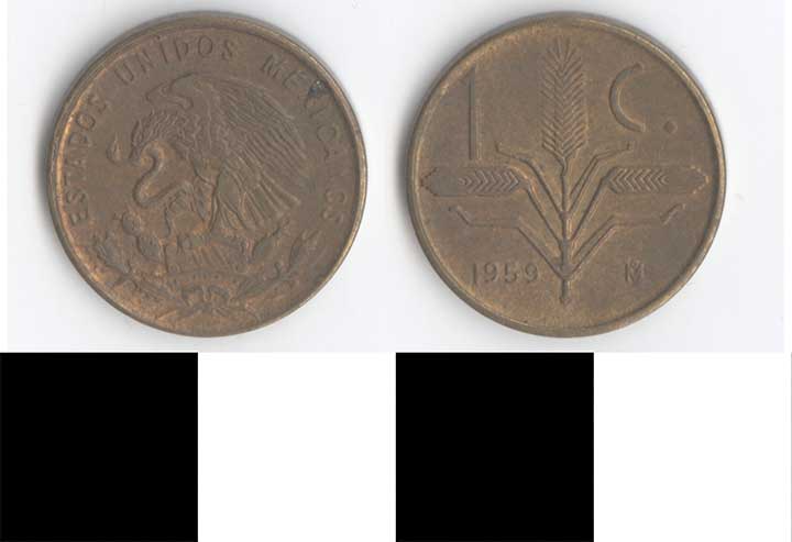 Thumbnail of Coin: Mexico, 1 Centavo (1998.03.0296)