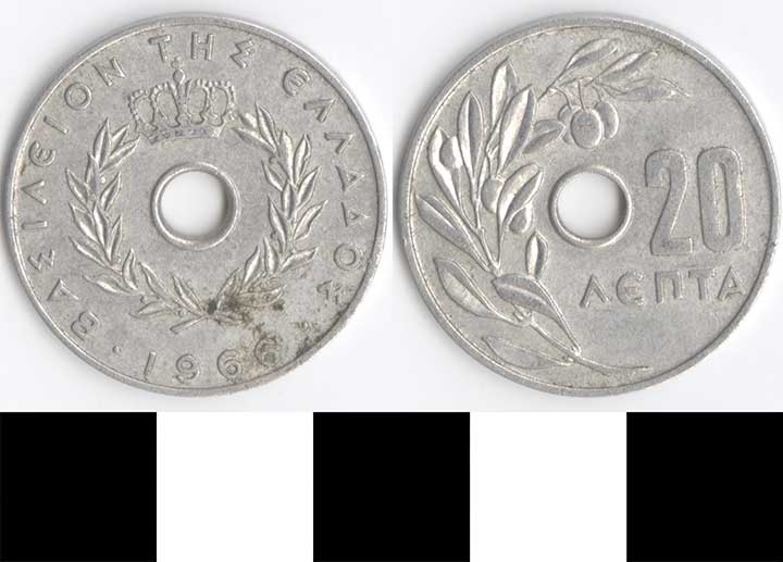 Thumbnail of Coin: Greece, 20 Lepta (1998.03.0301)