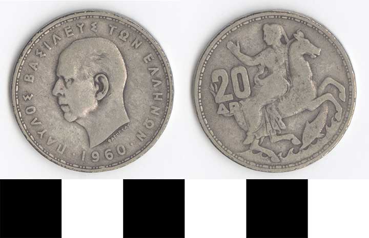 Thumbnail of Coin: Greece, 20 Drachmai (1998.03.0304)