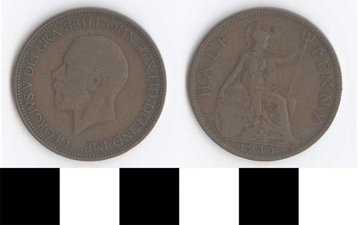 Thumbnail of Coin: Great Britain, 1/2 Penny (1998.03.0317)