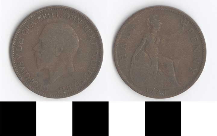 Thumbnail of Coin: Great Britain, 1/2 Penny (1998.03.0319)