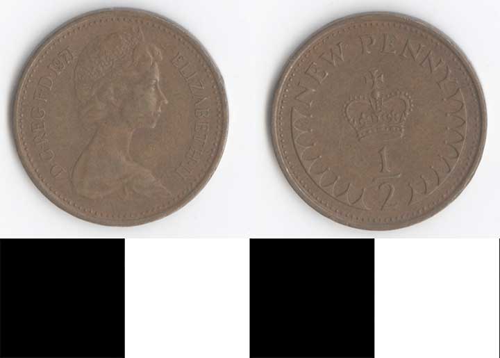 Thumbnail of Coin: Great Britain, 1/2 Penny (1998.03.0320)