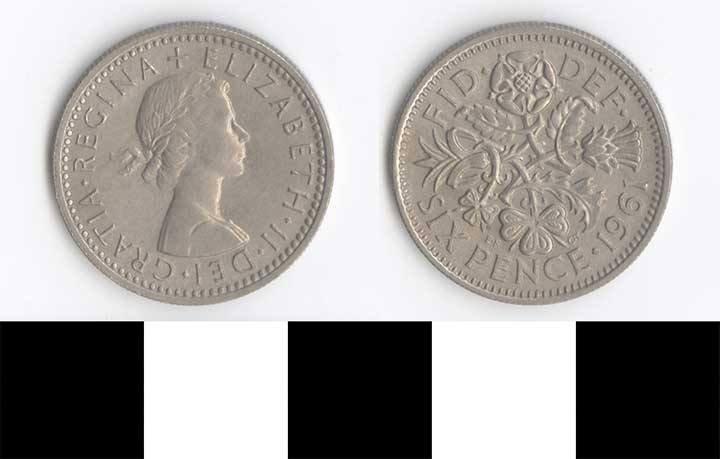 Thumbnail of Coin: Great Britain, 6 Pence (1998.03.0328)