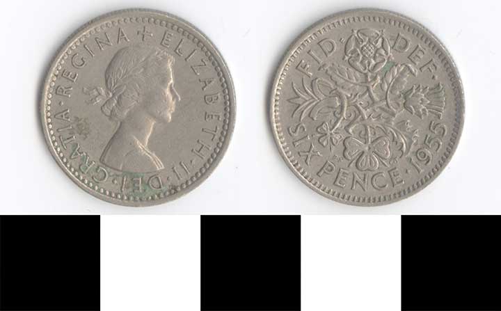Thumbnail of Coin: Great Britain, 6 Pence (1998.03.0330)