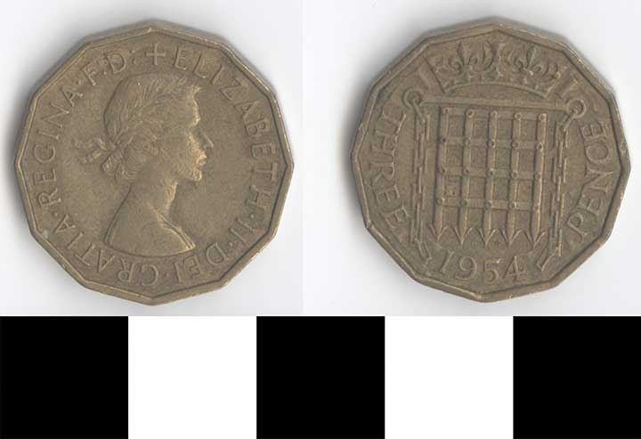 Thumbnail of Coin: Great Britain, 3 Pence (1998.03.0333)